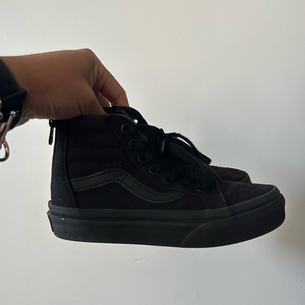 Vans Black High-Top Sneakers Boys 11c